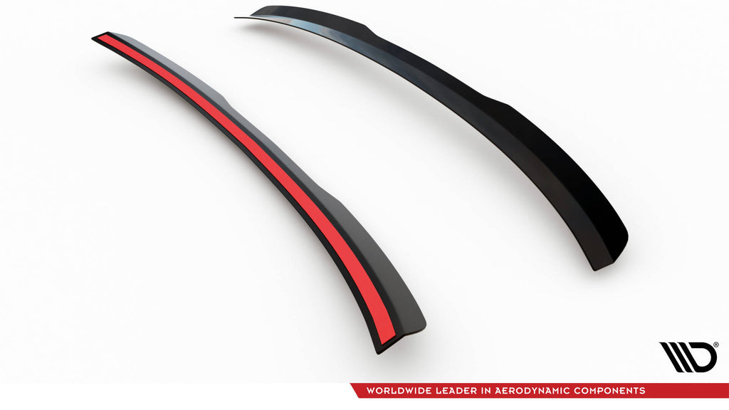 Maxton Design Spoiler CAP passend für Audi A6 / A6 S-line / S6 Limousine C7 Facelift schwarz Hochglanz