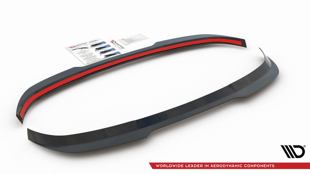 Maxton Design Spoiler CAP passend für BMW 1er F40 M-Paket schwarz Hochglanz