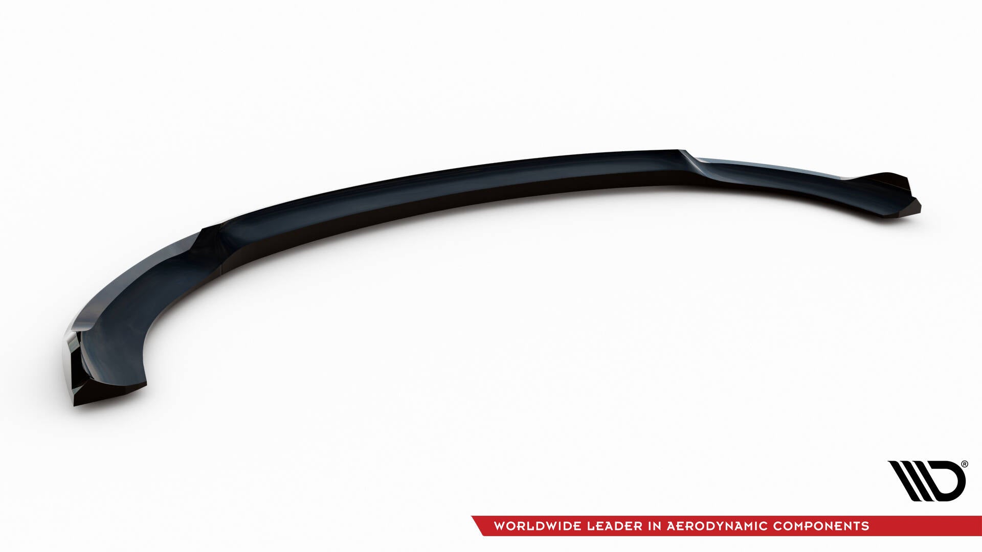 Maxton Design Street+ Spoilerlippe Front Ansatz V.1 passend für Mercedes-Benz E AMG-Line Limousine / Kombi W214 schwarz Hochglanz