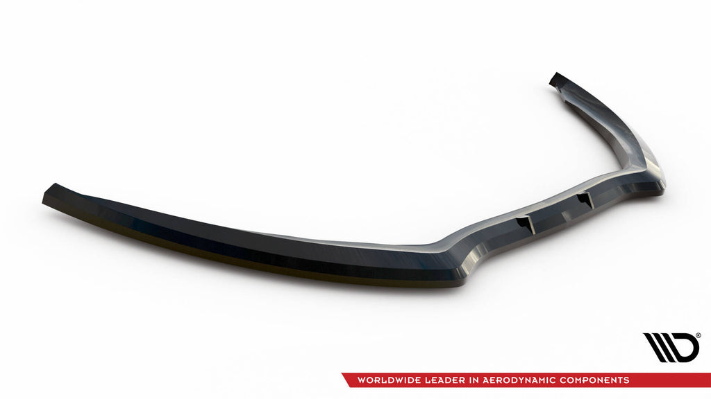 Maxton Design Street+ Spoilerlippe Front Ansatz V.1 passend für Ford Mondeo ST-Line Limousine Mk4 Facelift schwarz Hochglanz