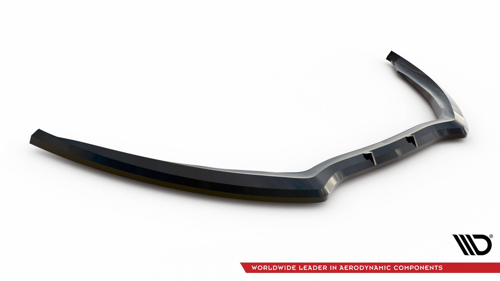 Maxton Design Street+ Spoilerlippe Front Ansatz V.1 passend für Ford Mondeo ST-Line Limousine Mk4 Facelift schwarz Hochglanz