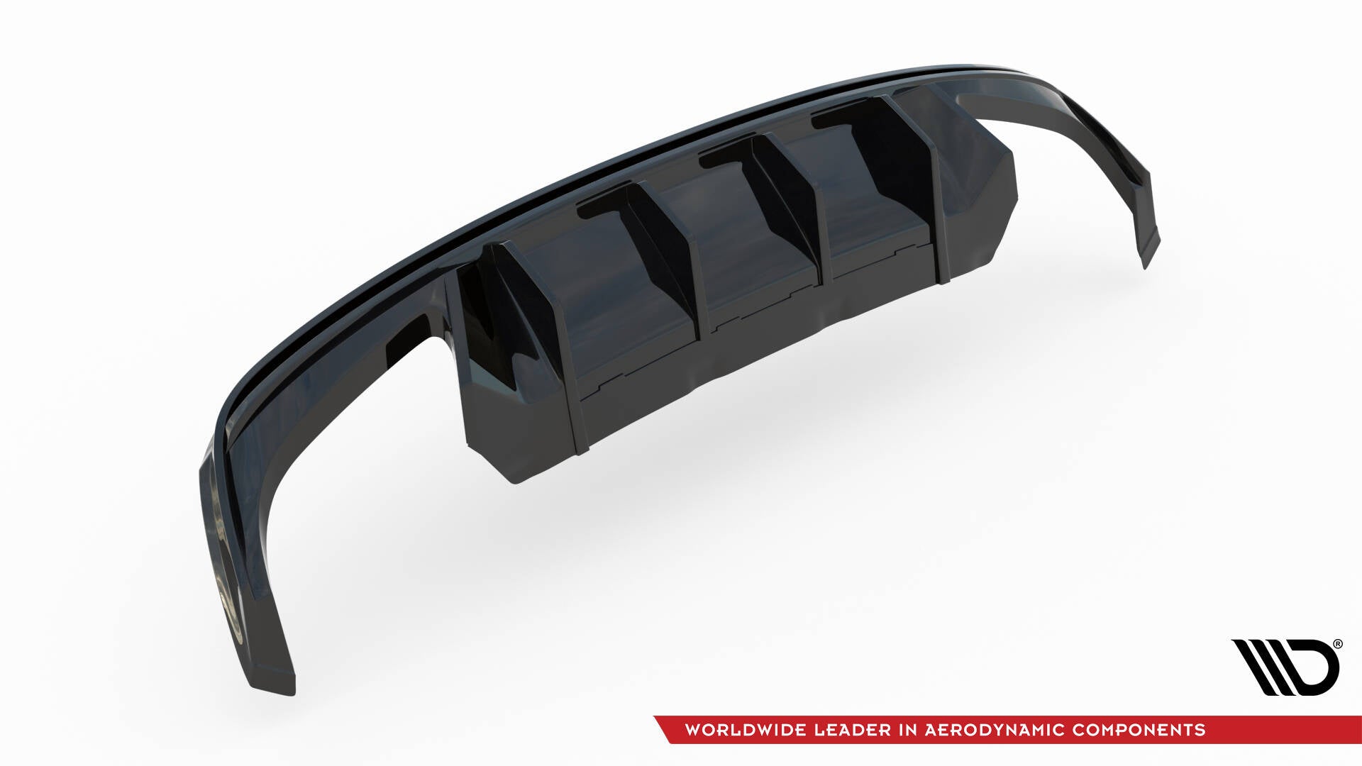 Maxton Design Diffusor Heck Ansatz passend für Skoda Octavia RS Liftback / Combi Mk4 Facelift schwarz Hochglanz