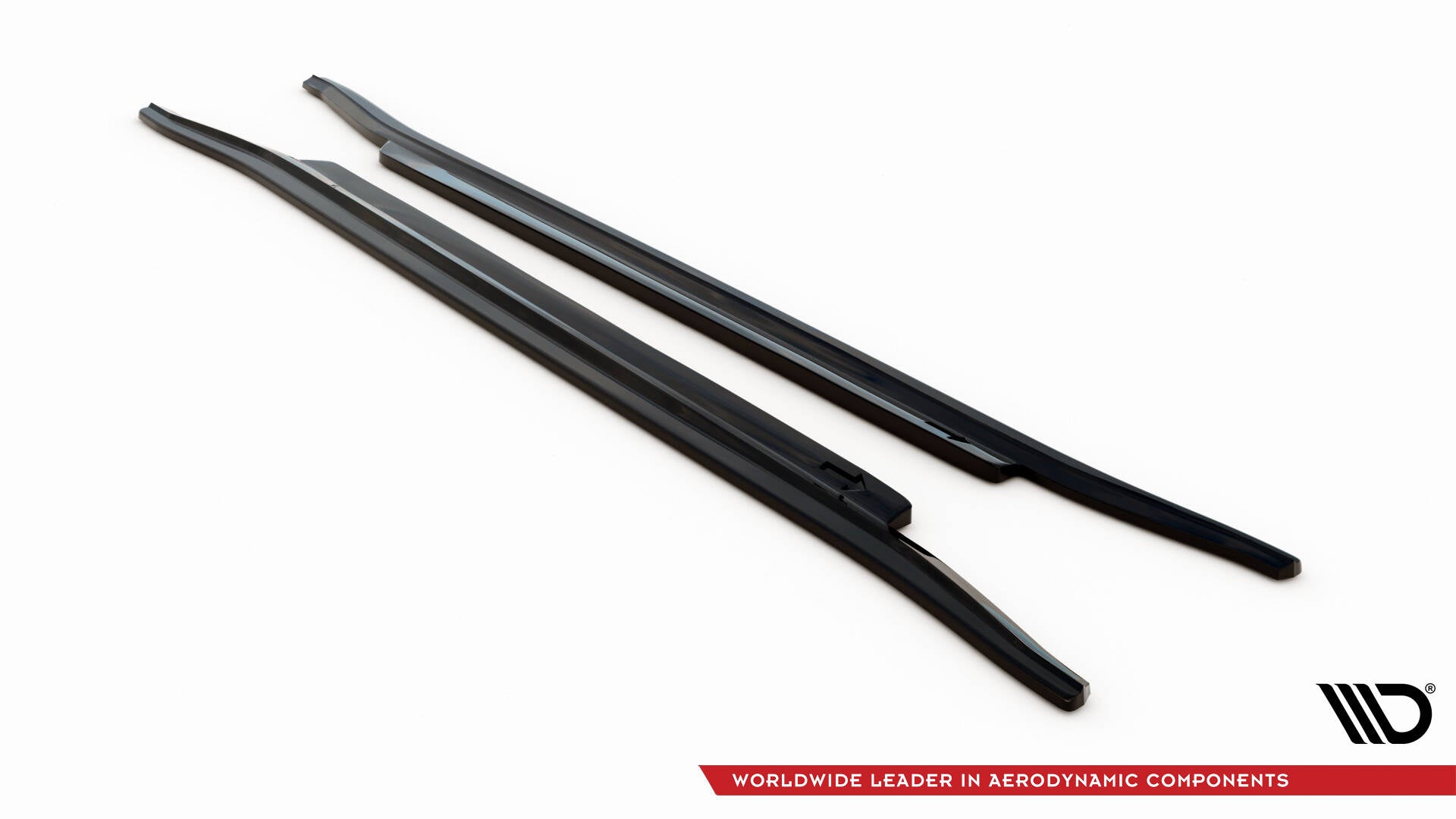 Maxton Design Street+ Seitenschweller Leisten passend für VW Arteon R-Line Limousine / Shooting Brake Mk1 schwarz Hochglanz