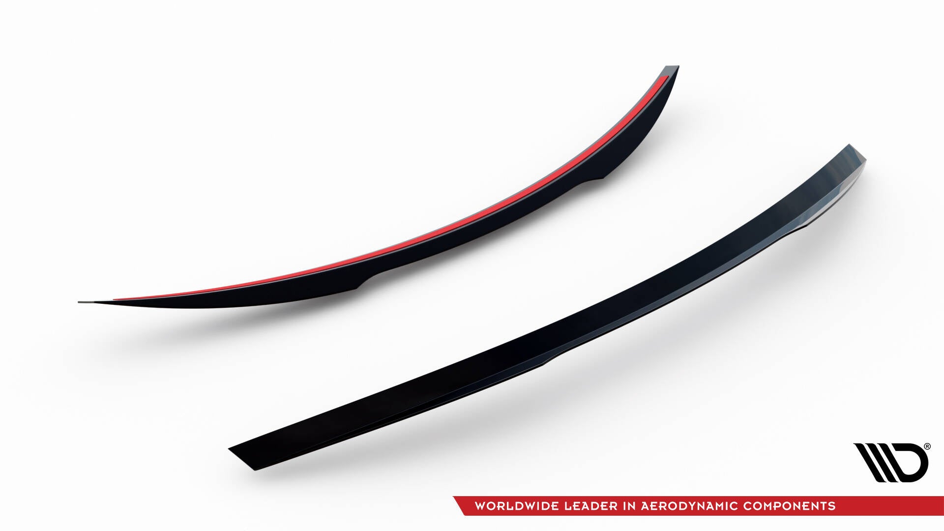 Maxton Design Spoiler CAP passend für Mercedes-Benz CLS C219 schwarz Hochglanz