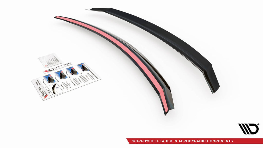 Maxton Design Spoiler CAP passend für Lexus LS Mk4 Facelift schwarz Hochglanz