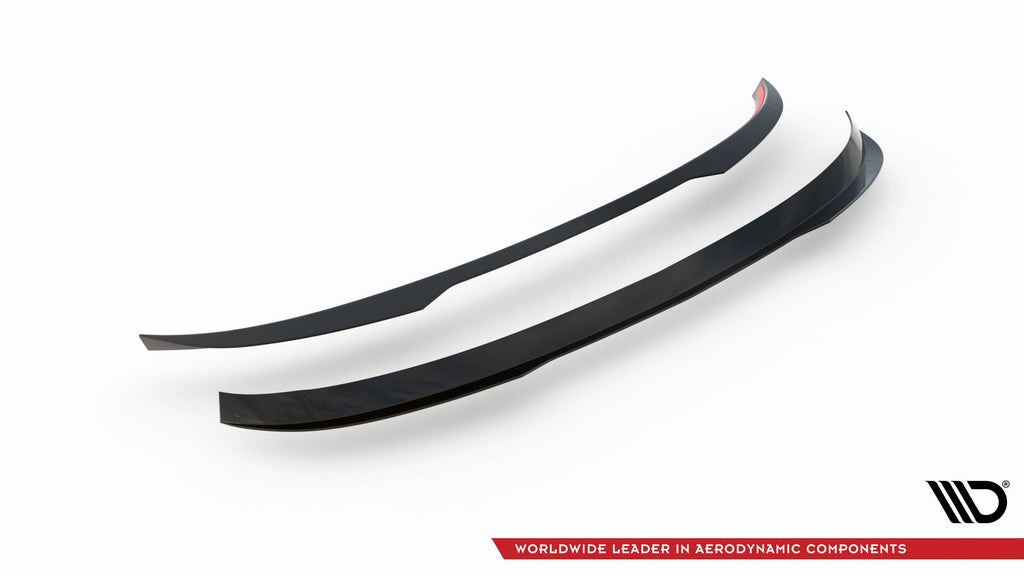 Maxton Design Spoiler CAP passend für Ford Mondeo Kombi ST-Line Mk4 Facelift schwarz Hochglanz