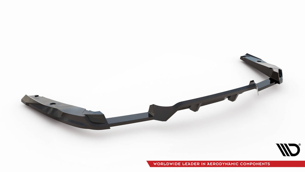 Maxton Design Street+ Mittlerer Diffusor RACE passend für BMW X4 M F98 schwarz Hochglanz