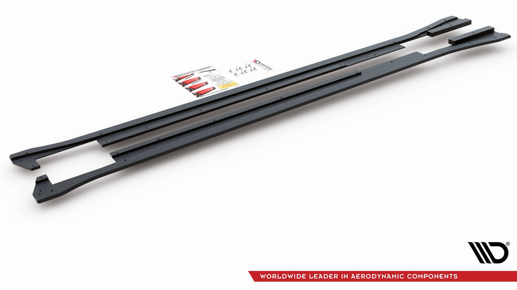 Maxton Design Street Pro Street+ Seitenschweller Leisten passend für VW Arteon R-Line Limousine / Shooting Brake Mk1
