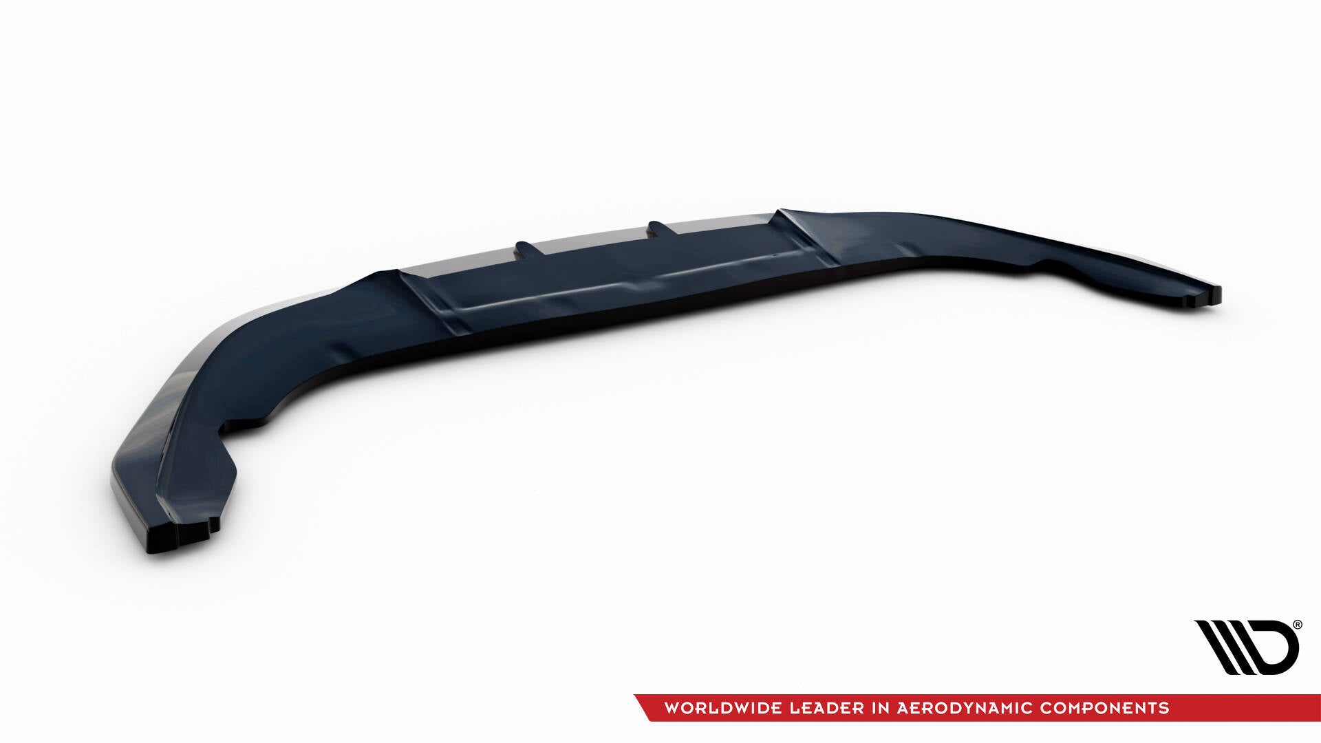 Maxton Design Street+ Spoilerlippe Front Ansatz V.1 passend für Maserati Granturismo Mk1 Facelift schwarz Hochglanz