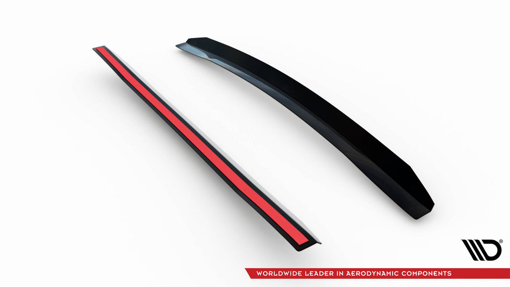 Maxton Design Spoiler CAP passend für Subaru Impreza WRX STI Mk1 schwarz Hochglanz