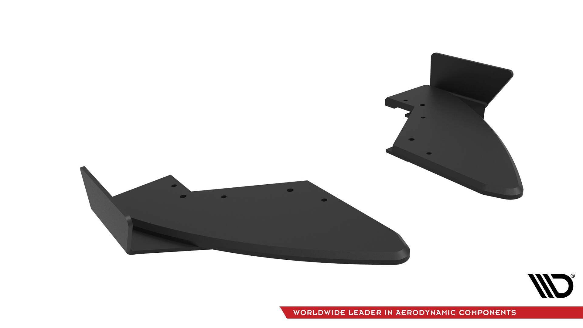 Maxton Design Street Pro Heck Ansatz Flaps Diffusor + Flaps passend für Audi TT S 8S Facelift schwarz Hochglanz