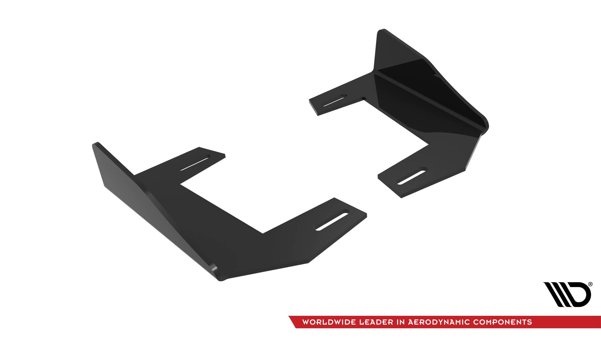 Maxton Design Hintere Seiten Flaps V.2 passend für BMW 1er F40 M-Paket / M135i schwarz Hochglanz