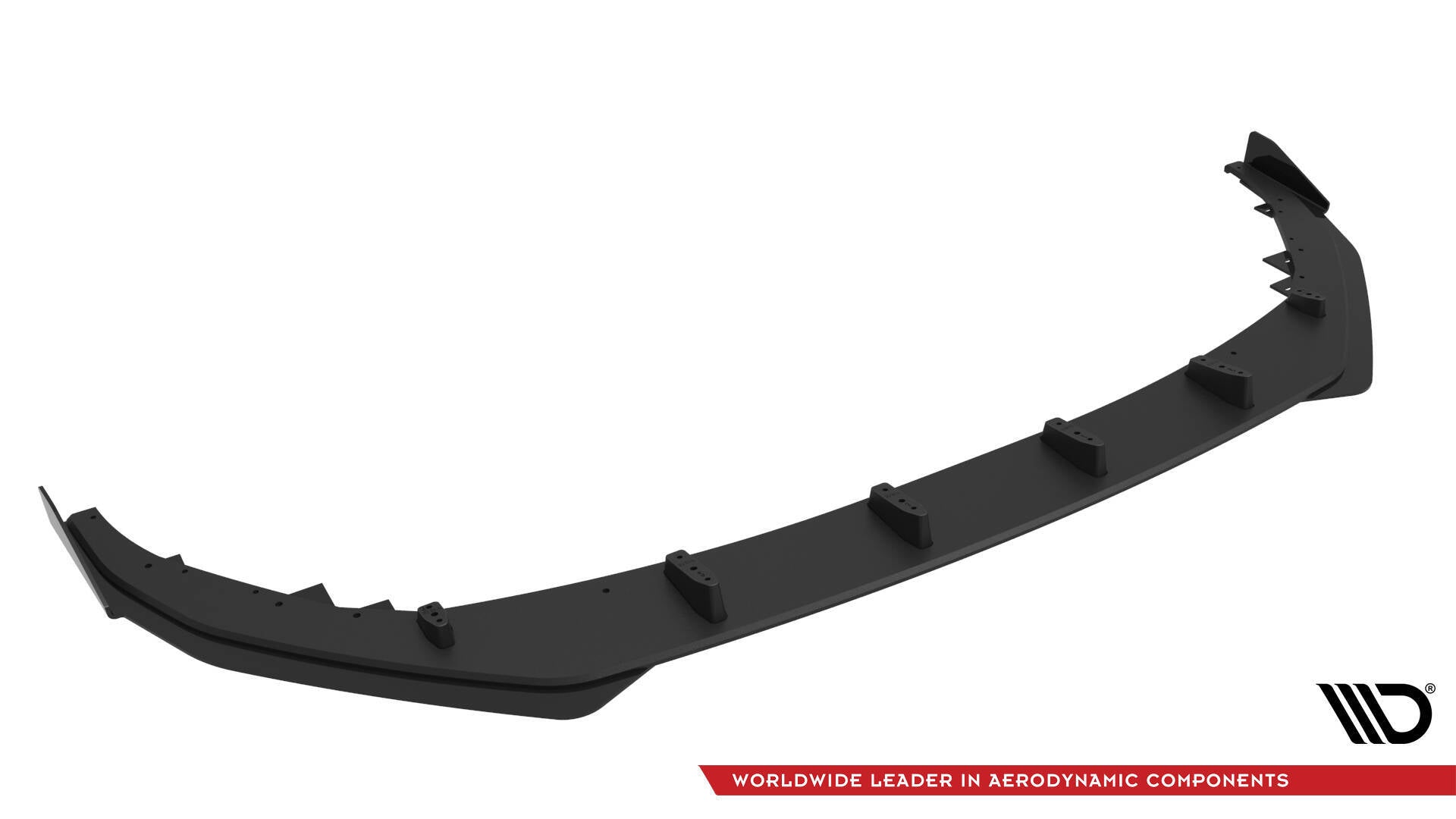 Maxton Design Street Pro Street+ Spoilerlippe Front Ansatz + Flaps passend für Audi A3 S-Line Limousine / S3 Limousine 8Y Facelift schwarz Hochglanz