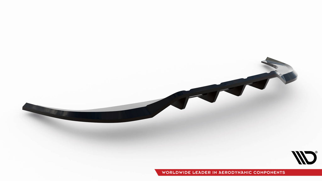 Maxton Design Street+ Mittlerer Diffusor RACE passend für Kia Sportage GT-Line Mk5 schwarz Hochglanz