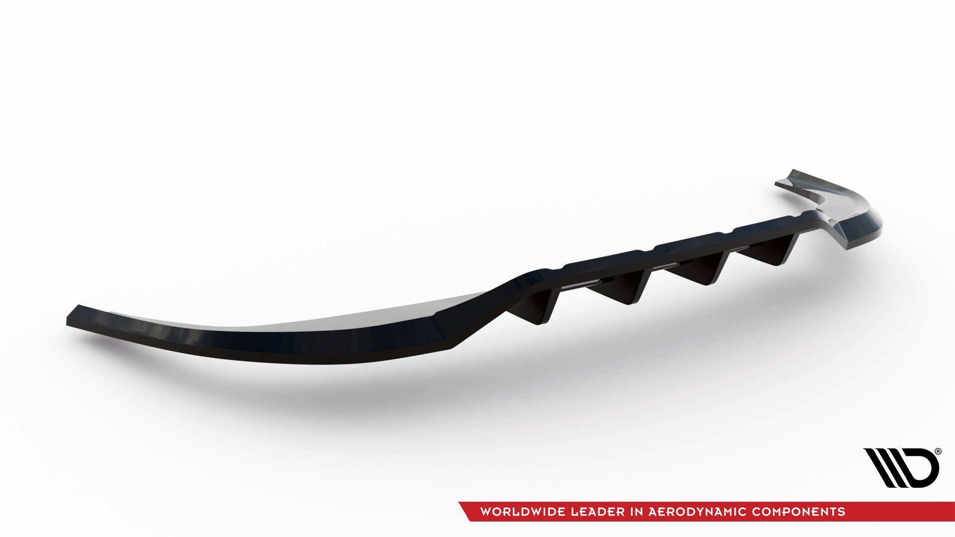 Maxton Design Street+ Mittlerer Diffusor RACE passend für Kia Sportage GT-Line Mk5 schwarz Hochglanz