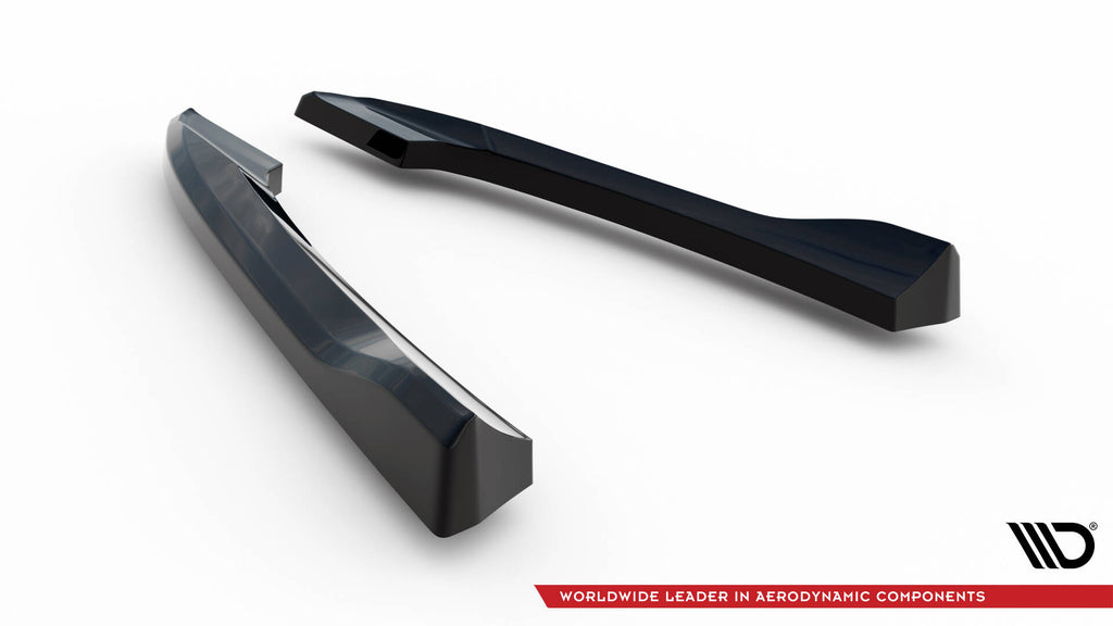 Maxton Design Heck Ansatz Flaps Diffusor V.2 passend für Audi S5 / A5 S-Line Coupe / Cabriolet 8T schwarz Hochglanz
