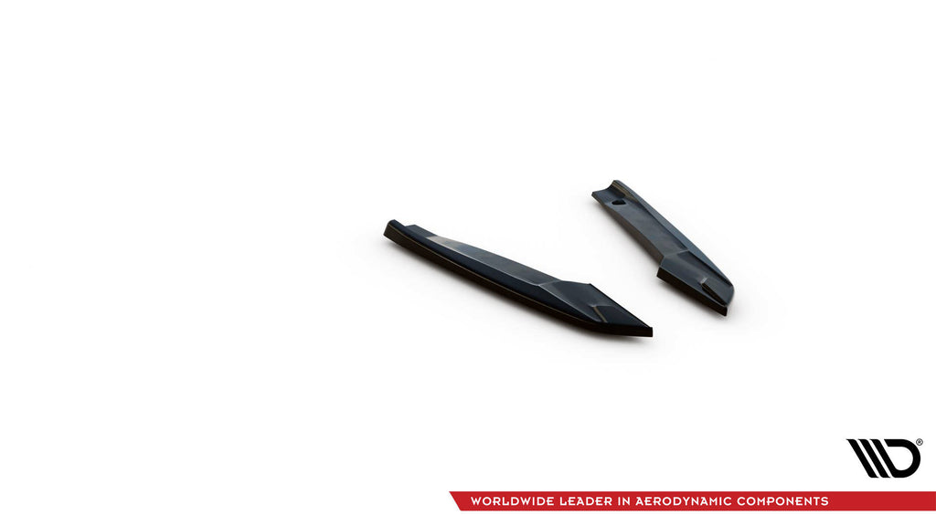 Maxton Design Heck Ansatz Flaps Diffusor passend für Audi S5 Coupe / Sportback F5 schwarz Hochglanz