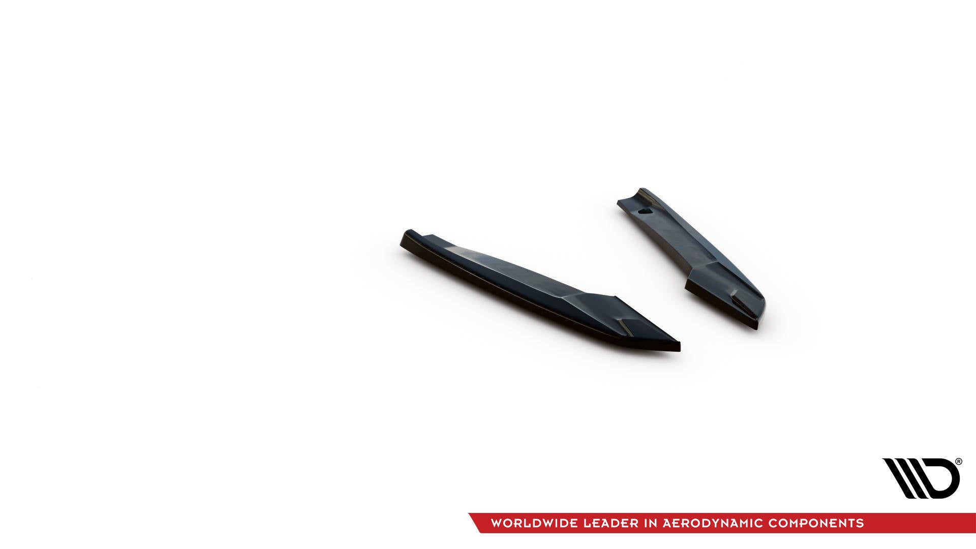Maxton Design Heck Ansatz Flaps Diffusor passend für Audi S5 Coupe / Sportback F5 schwarz Hochglanz