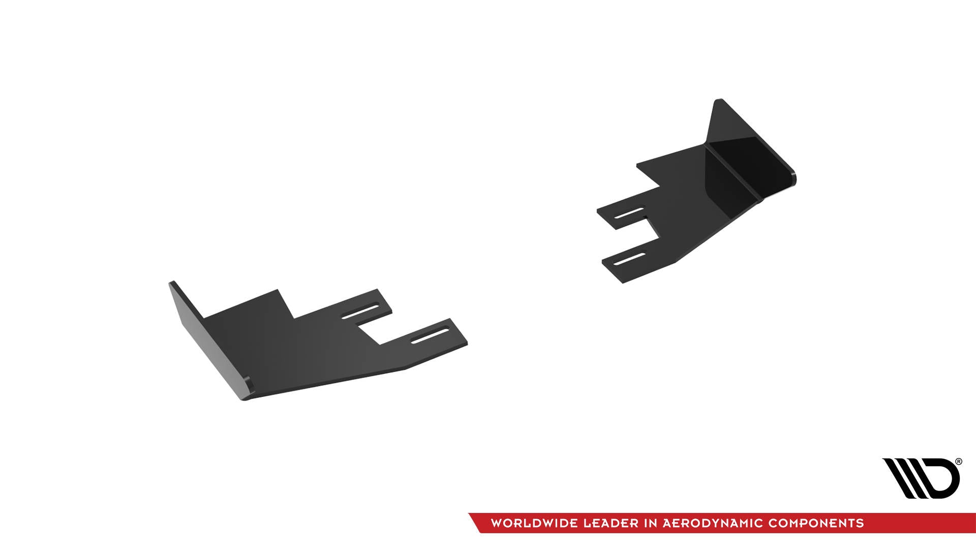 Maxton Design Hintere Seiten Flaps passend für Mercedes-Benz A AMG-Line W176 Facelift schwarz Hochglanz