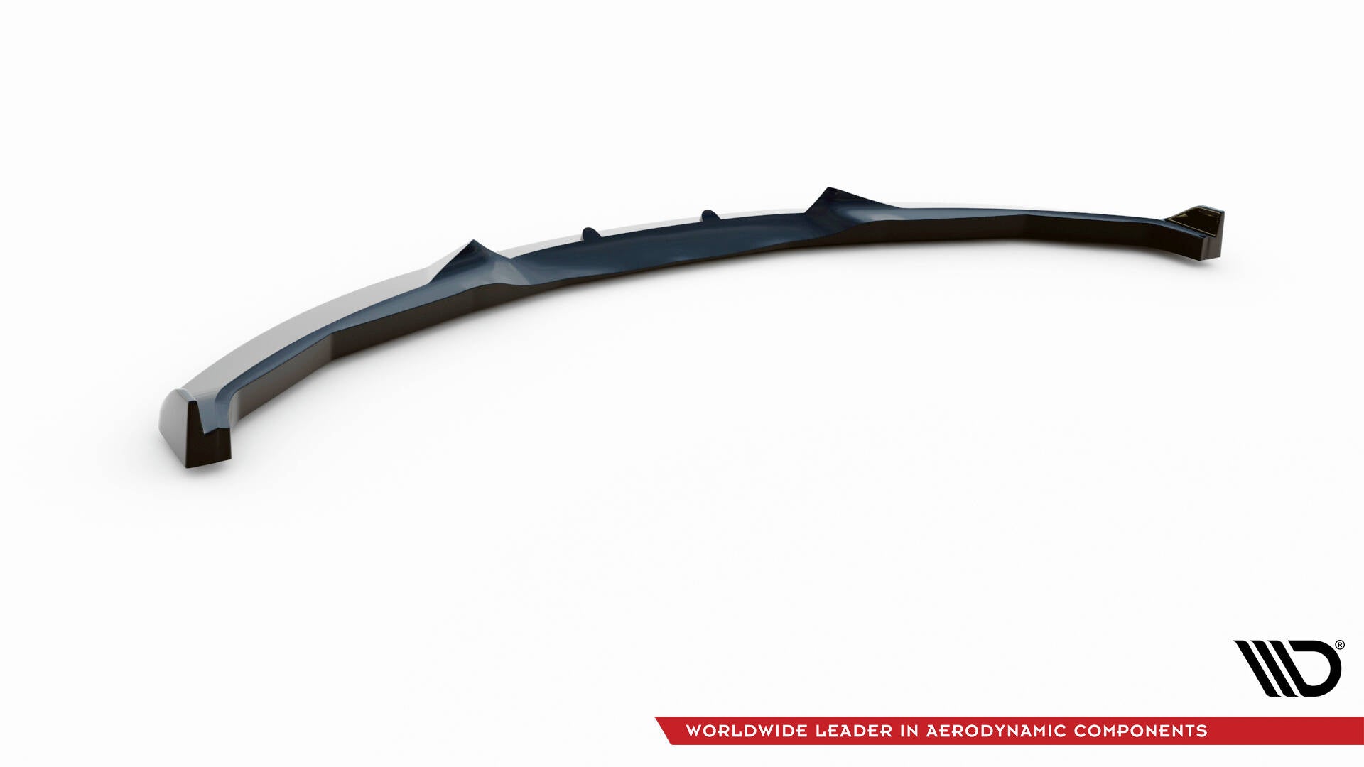 Maxton Design Street+ Spoilerlippe Front Ansatz V.2 passend für BMW 1er M-Paket E87 / E81 Facelift schwarz Hochglanz