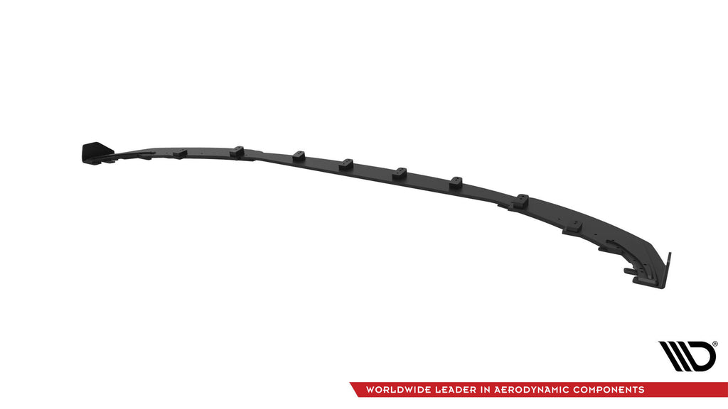 Maxton Design Street Pro Street+ Spoilerlippe Front Ansatz passend für + Flaps passend für V.1 + Flaps BMW M2 G87 schwarz Hochglanz