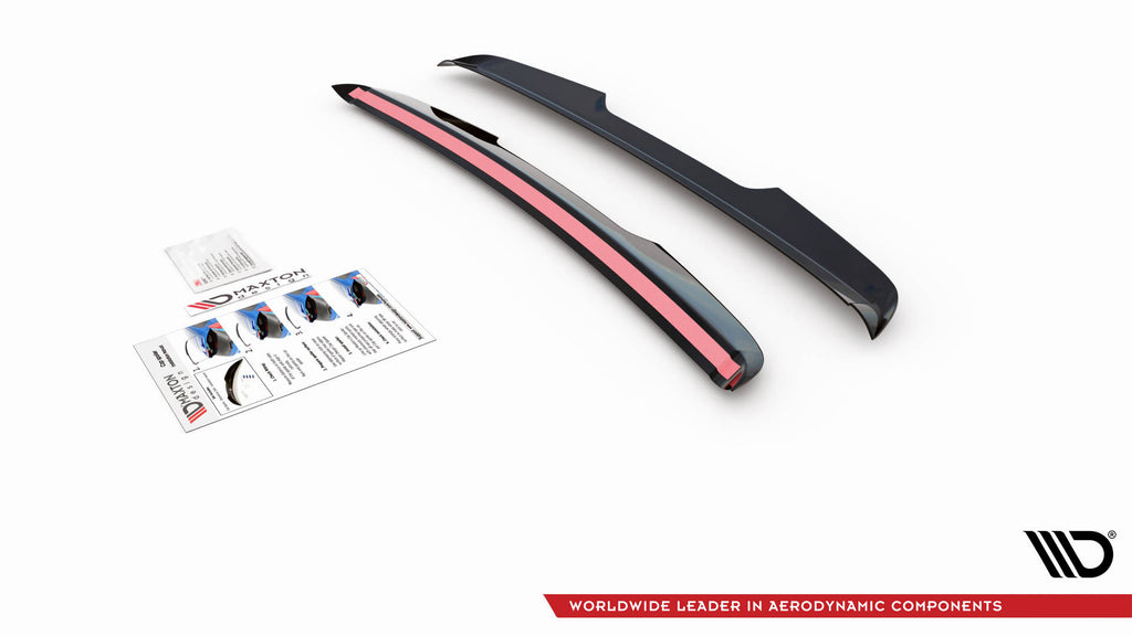 Maxton Design Spoiler CAP passend für Toyota RAV4 Mk5 schwarz Hochglanz