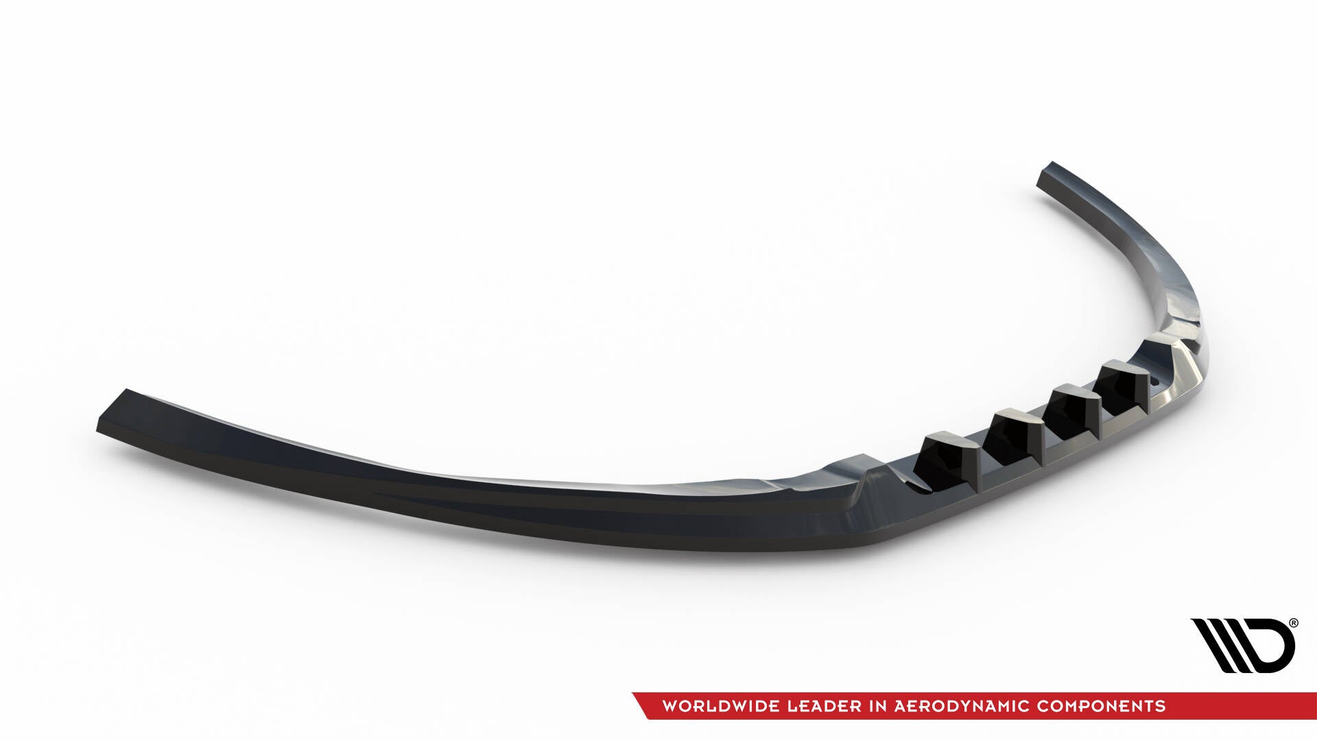 Maxton Design Street+ Spoilerlippe Front Ansatz passend für Ford S-Max ST-Line Mk2 schwarz Hochglanz