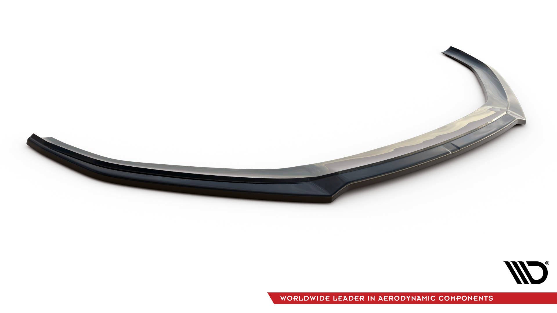 Maxton Design Street+ Spoilerlippe Front Ansatz V.1 passend für Audi S5 / A5 S-Line F5 Coupe / Sportback schwarz Hochglanz