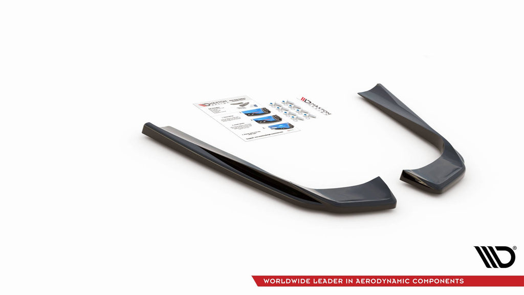 Maxton Design Heck Ansatz Flaps Diffusor passend für Mercedes-AMG E53 Coupe C238 / Cabriolet A238 schwarz Hochglanz