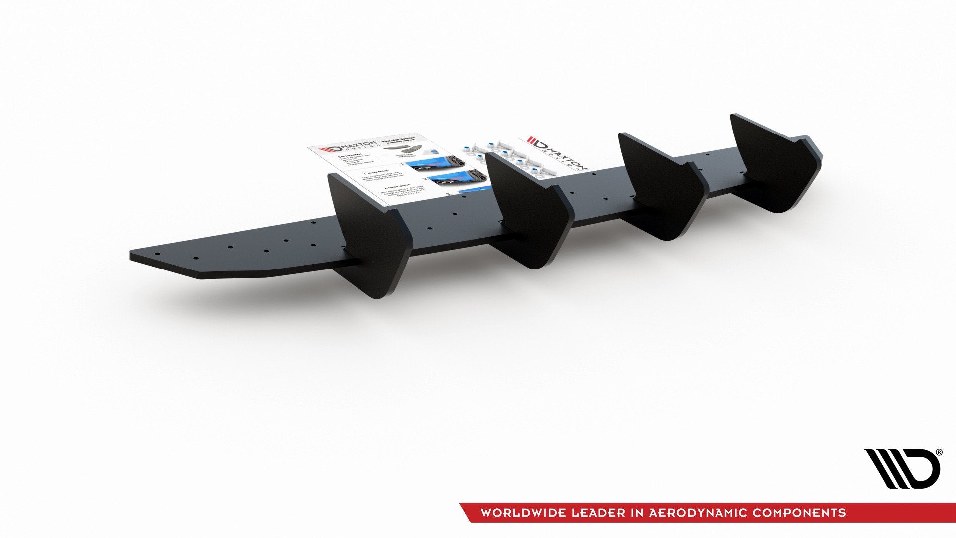 Maxton Design Robuste Racing Heckschürze V.2 passend für VW Golf Hatchback Mk8 / Mk8 Facelift