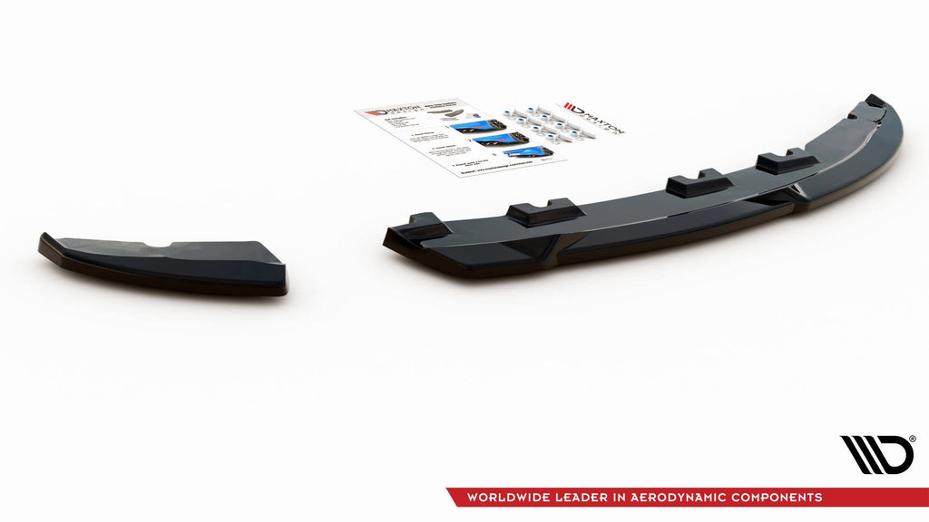 Maxton Design Heck Ansatz Flaps Diffusor V.1 passend für Alfa Romeo Giulietta schwarz Hochglanz