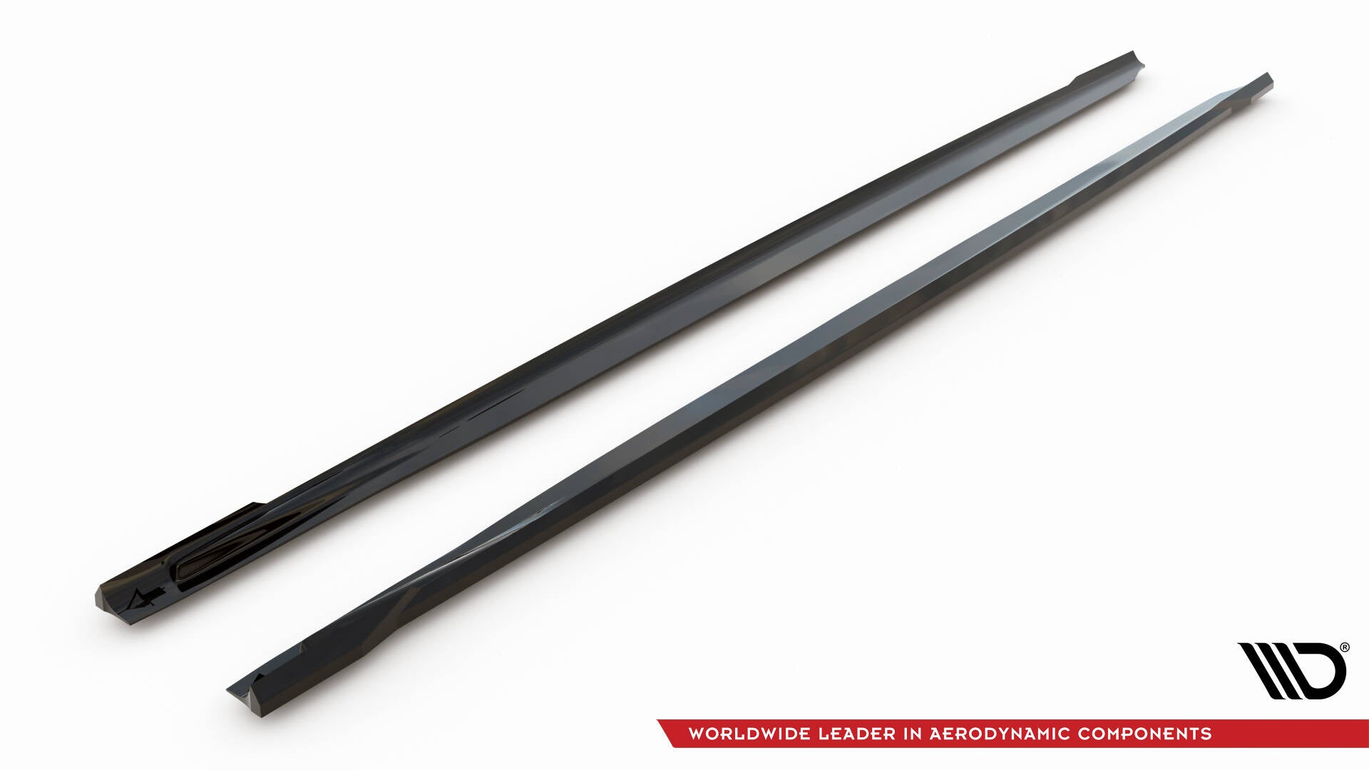 Maxton Design Street+ Seitenschweller Leisten V.2 passend für BMW 7 M-Paket G11 schwarz Hochglanz