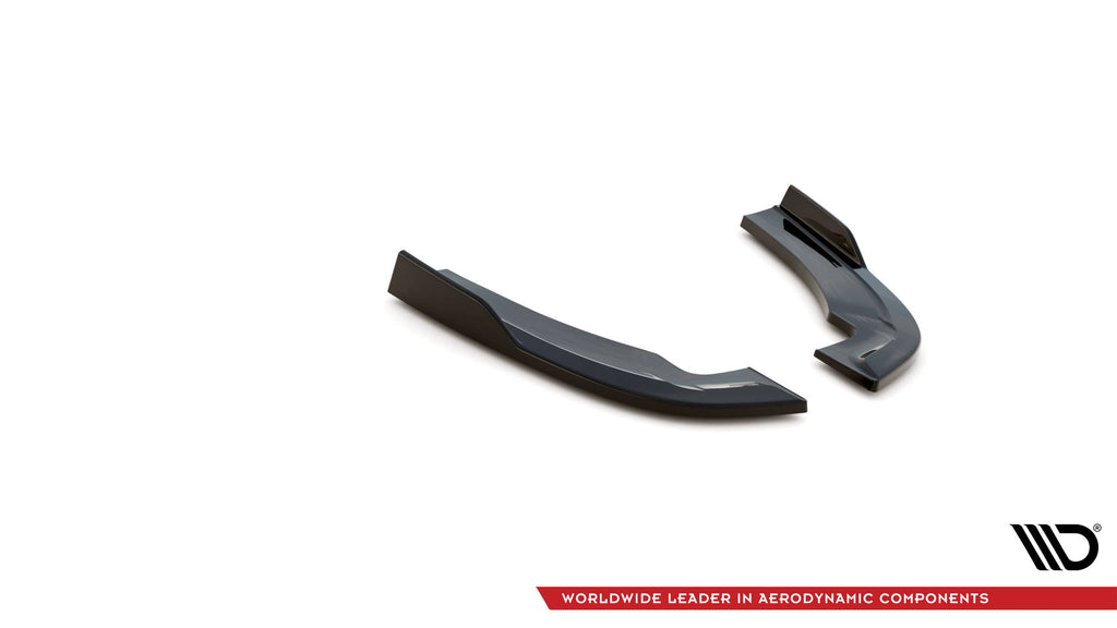 Maxton Design Heck Ansatz Flaps Diffusor passend für Dodge Charger SRT Mk7 Facelift schwarz Hochglanz