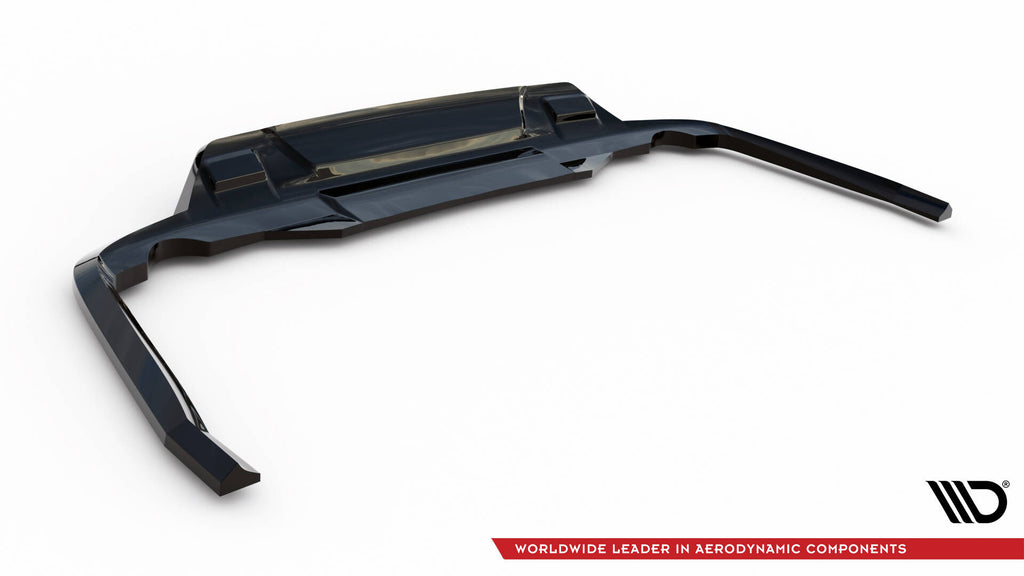 Maxton Design Street+ Mittlerer Diffusor RACE passend für Ford Explorer XLT Mk6 schwarz Hochglanz