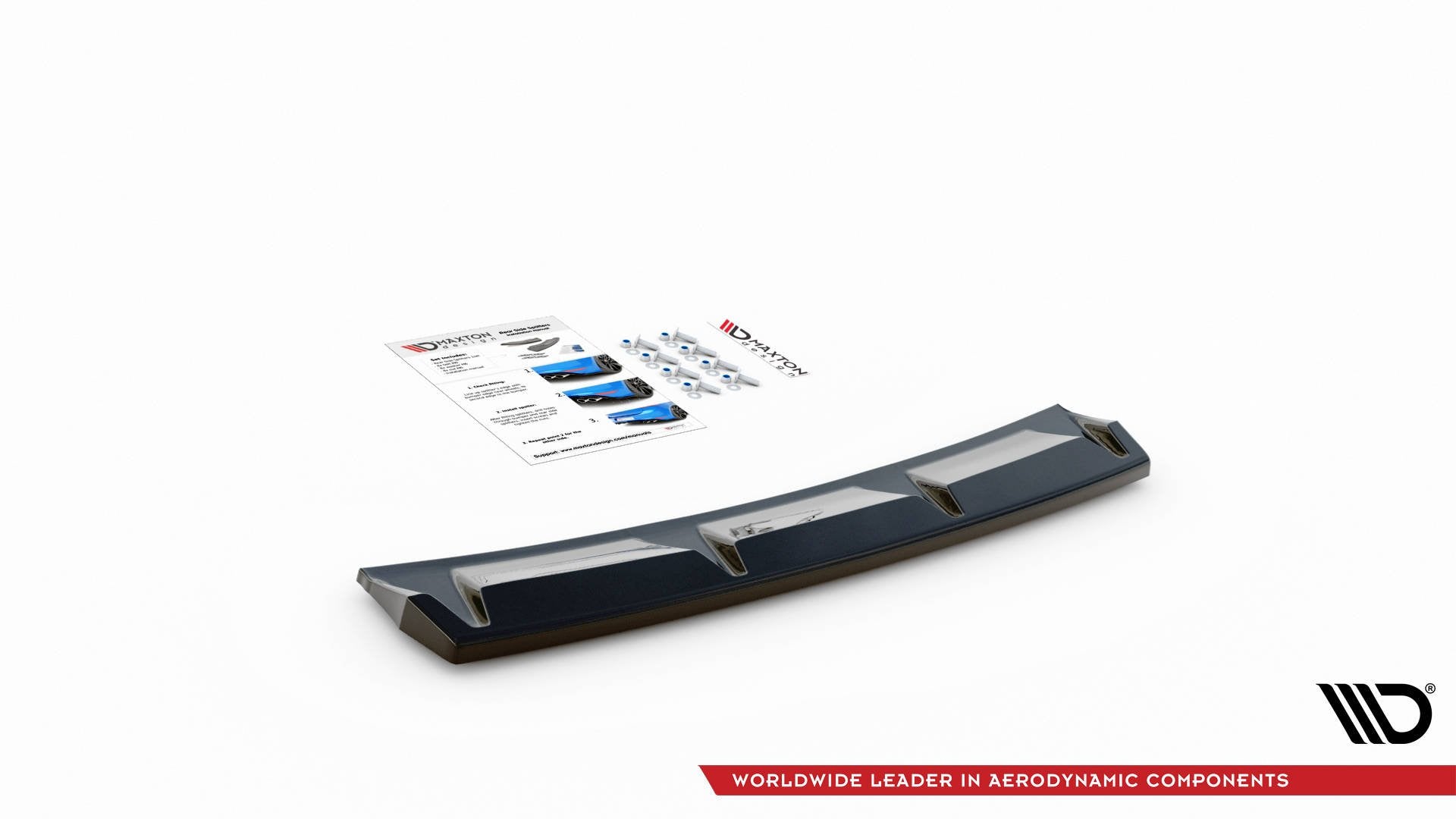 Maxton Design Heckansatz Audi S3 Sportback 8Y schwarz Hochglanz für Audi A3