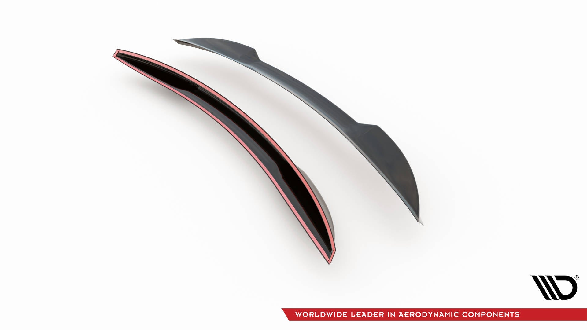 Maxton Design Spoiler CAP 3D passend für Audi S8 / A8 S-Line D5 Facelift schwarz Hochglanz
