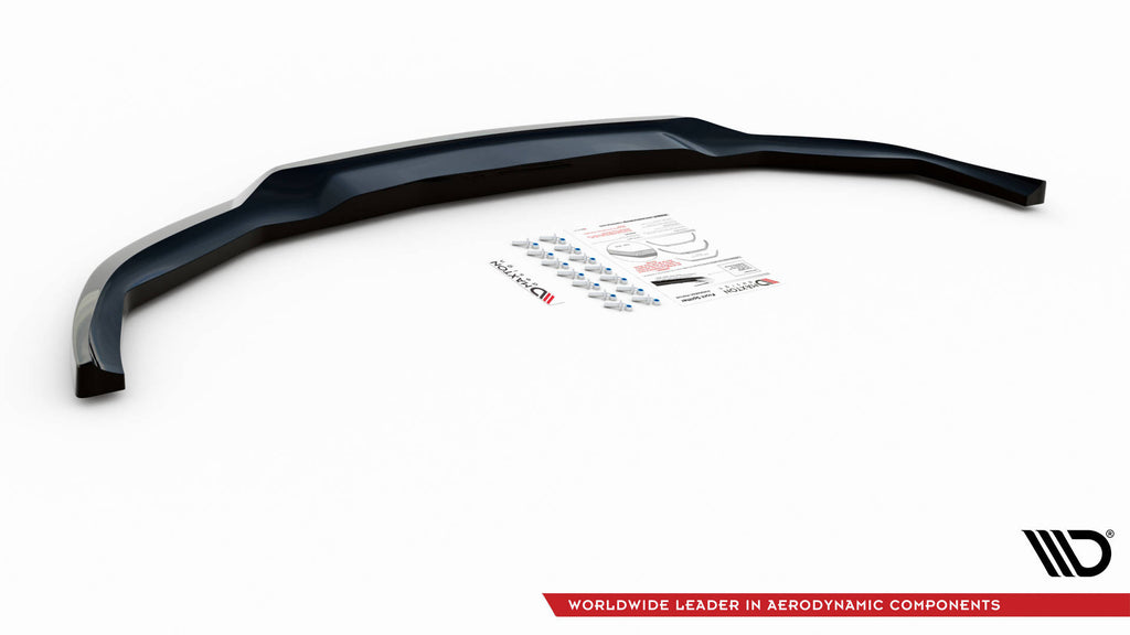 Maxton Design Street+ Spoilerlippe Front Ansatz V.2 passend für Dodge Charger RT Mk7 Facelift schwarz Hochglanz
