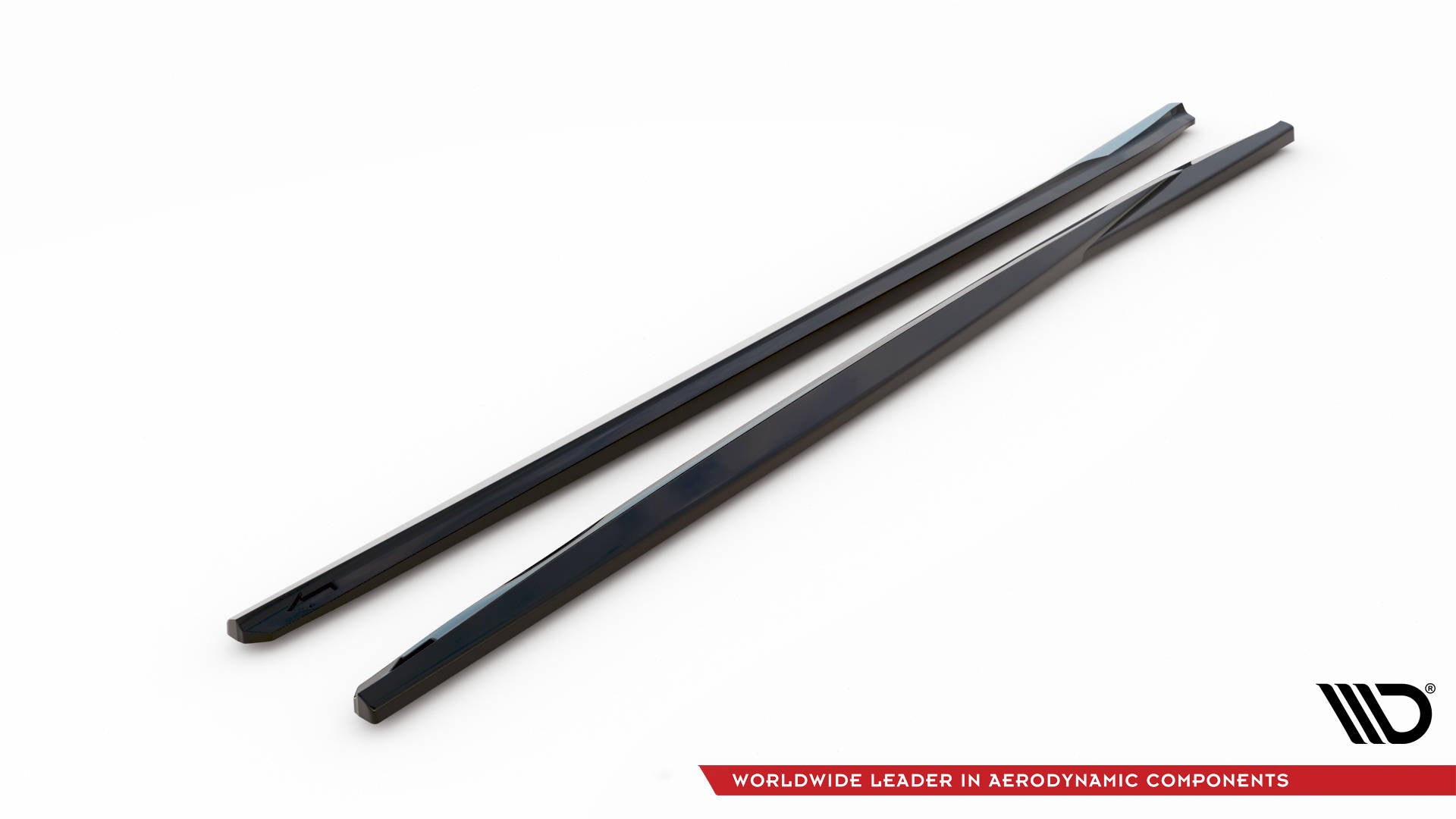 Maxton Design Street+ Seitenschweller Leisten passend für VW Scirocco Mk3 schwarz Hochglanz