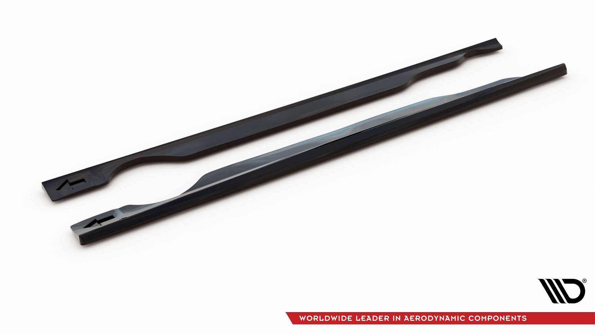 Maxton Design Street+ Seitenschweller Leisten passend für Volvo XC60 Mk1 Facelift schwarz Hochglanz