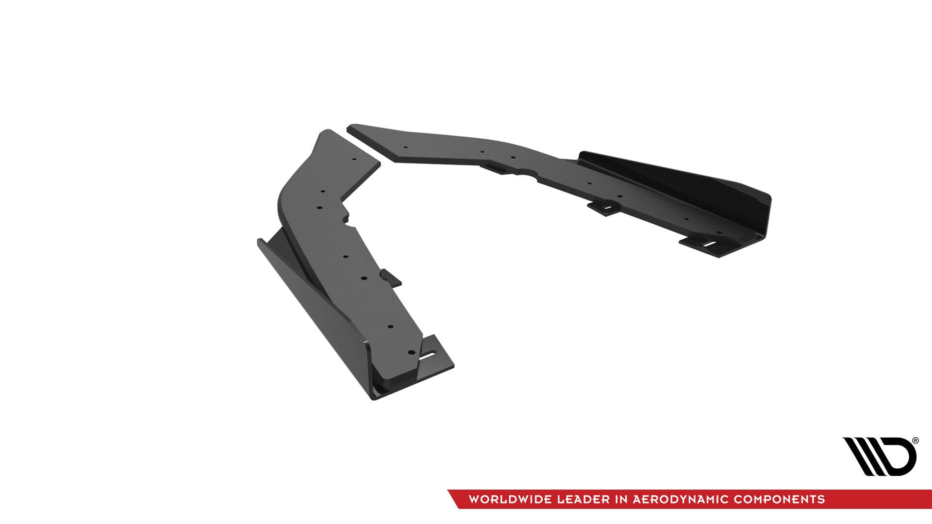 Maxton Design Street Pro Heck Ansatz Flaps Diffusor + Flaps passend für BMW 4er35i Coupe M-Paket F32 schwarz Hochglanz