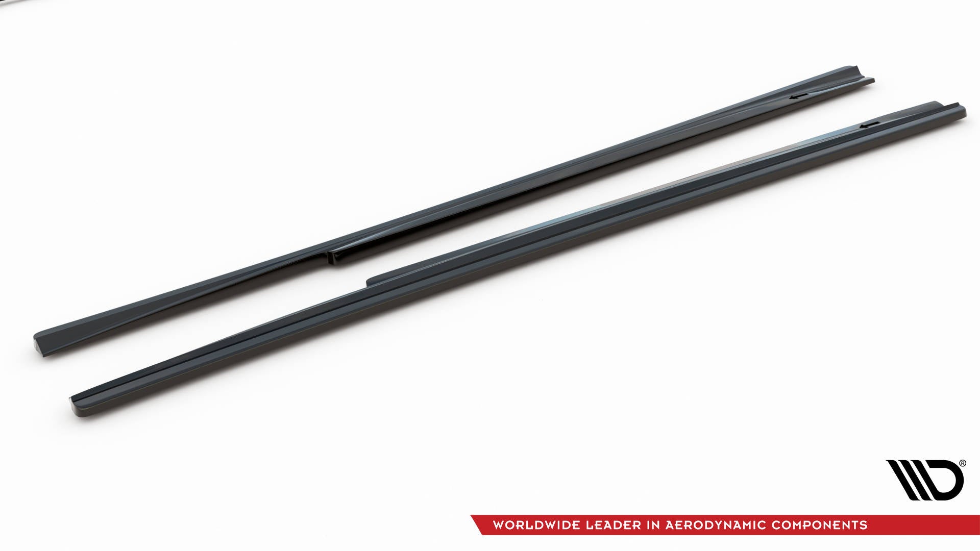Maxton Design Street+ Seitenschweller Leisten passend für Mercedes-Benz S W222 schwarz Hochglanz