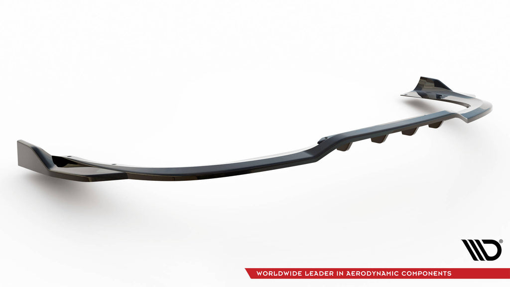 Maxton Design Street+ Mittlerer Diffusor RACE passend für Porsche 911 Turbo S 992 schwarz Hochglanz