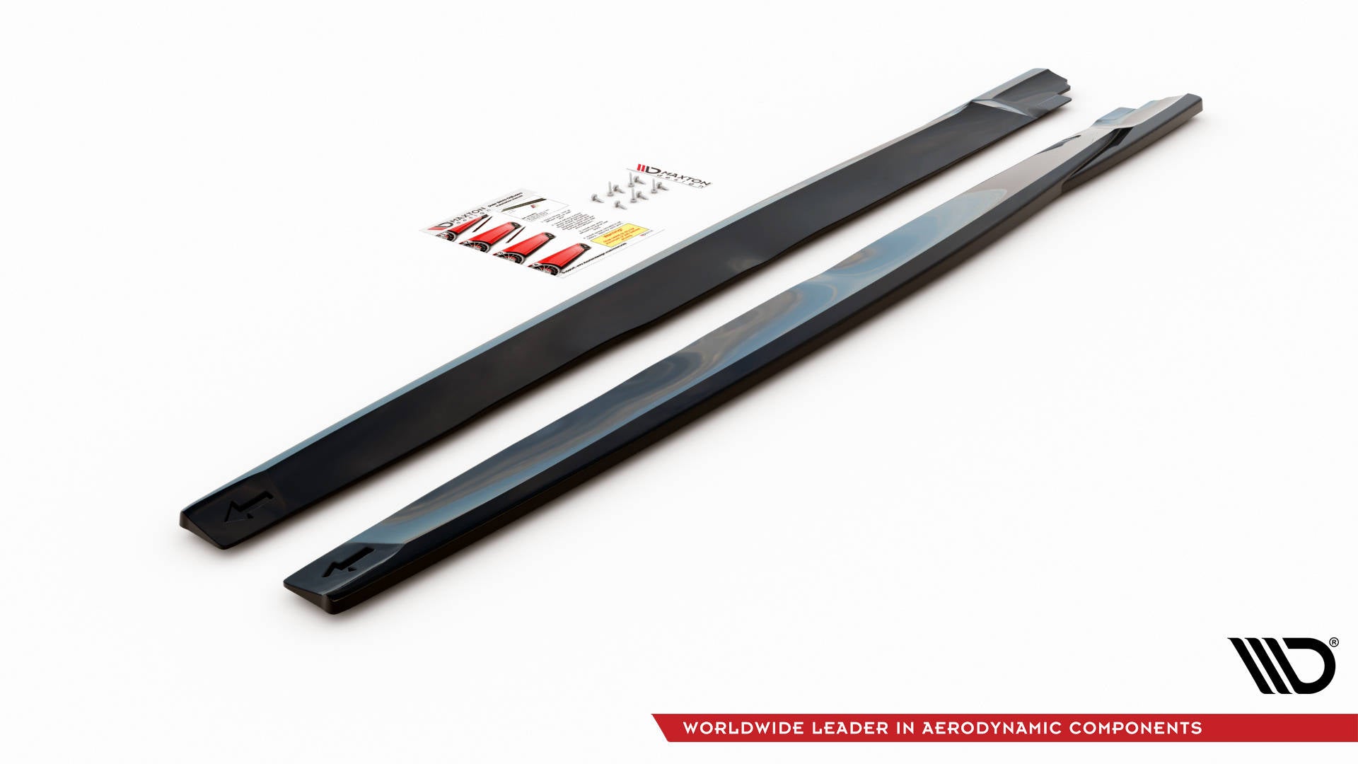 Maxton Design Street+ Seitenschweller Leisten V.2 passend für Nissan 370Z Nismo Facelift schwarz Hochglanz