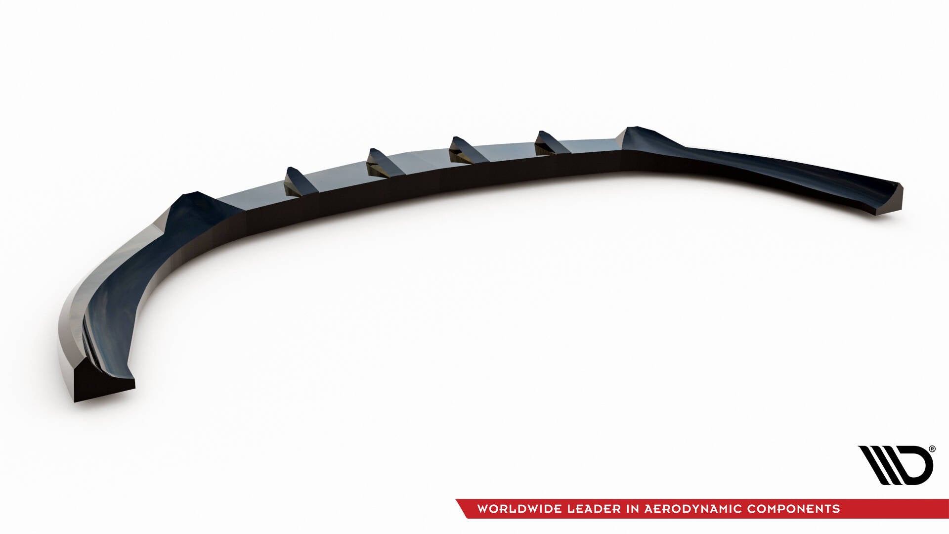 Maxton Design Street+ Spoilerlippe Front Ansatz V.2 passend für Mercedes-Benz CLA C118 schwarz Hochglanz