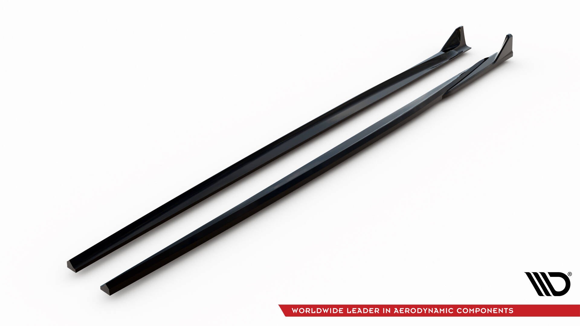 Maxton Design Street+ Seitenschweller Leisten passend für V.3 passend für CSL Look BMW 1er M-Paket / M140i F20 Facelift schwarz Hochglanz