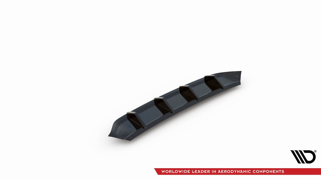 Maxton Design Diffusor Heck Ansatz passend für VW Arteon R-Line Limousine / Shooting Brake Mk1 Facelift schwarz Hochglanz