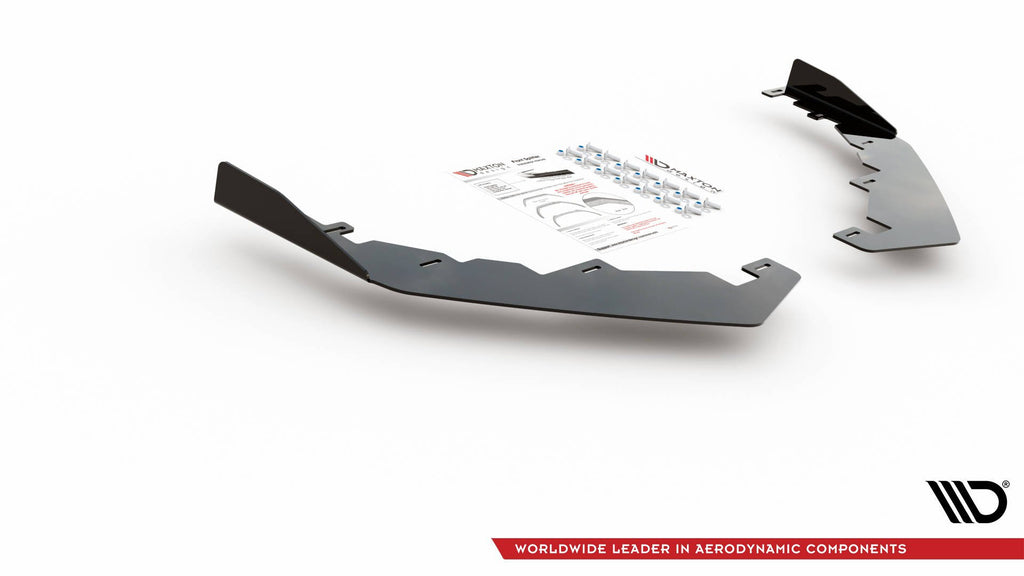 Maxton Design Flaps VW Golf GTI / GTE / GTD / R-Line Mk8 schwarz Hochglanz für Volkswagen Golf Mk8