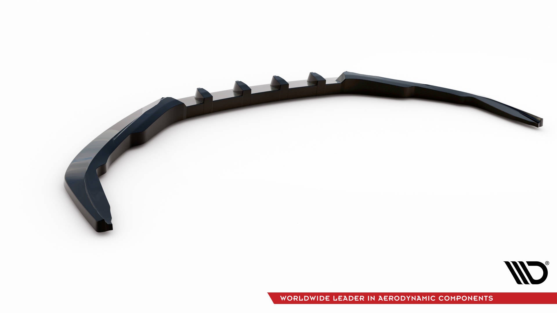 Maxton Design Street+ Spoilerlippe Front Ansatz V.1 passend für Porsche 718 Cayman 982c schwarz Hochglanz