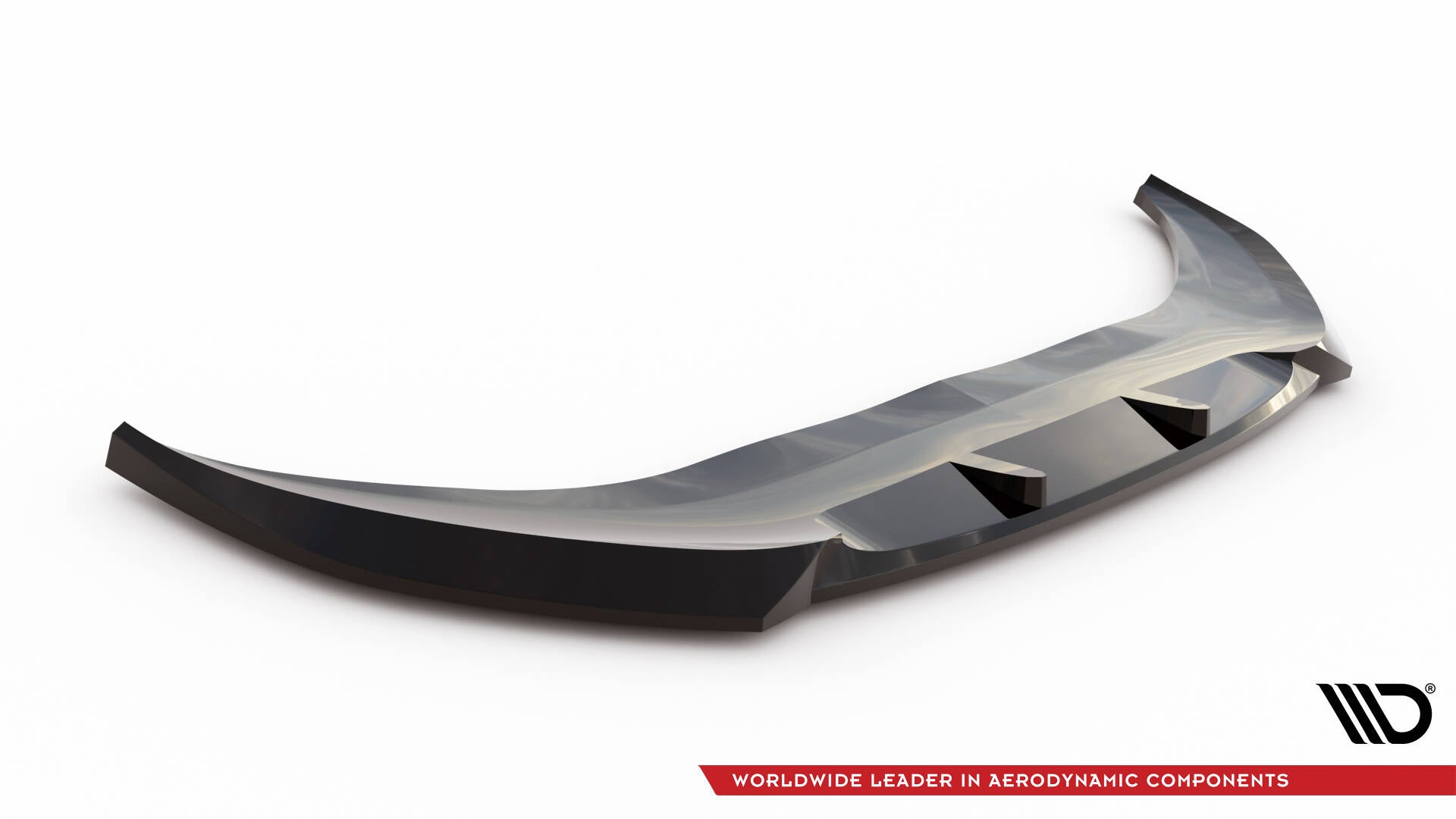 Maxton Design Street+ Spoilerlippe Front Ansatz passend für Ford Transit Connect Mk3 schwarz Hochglanz