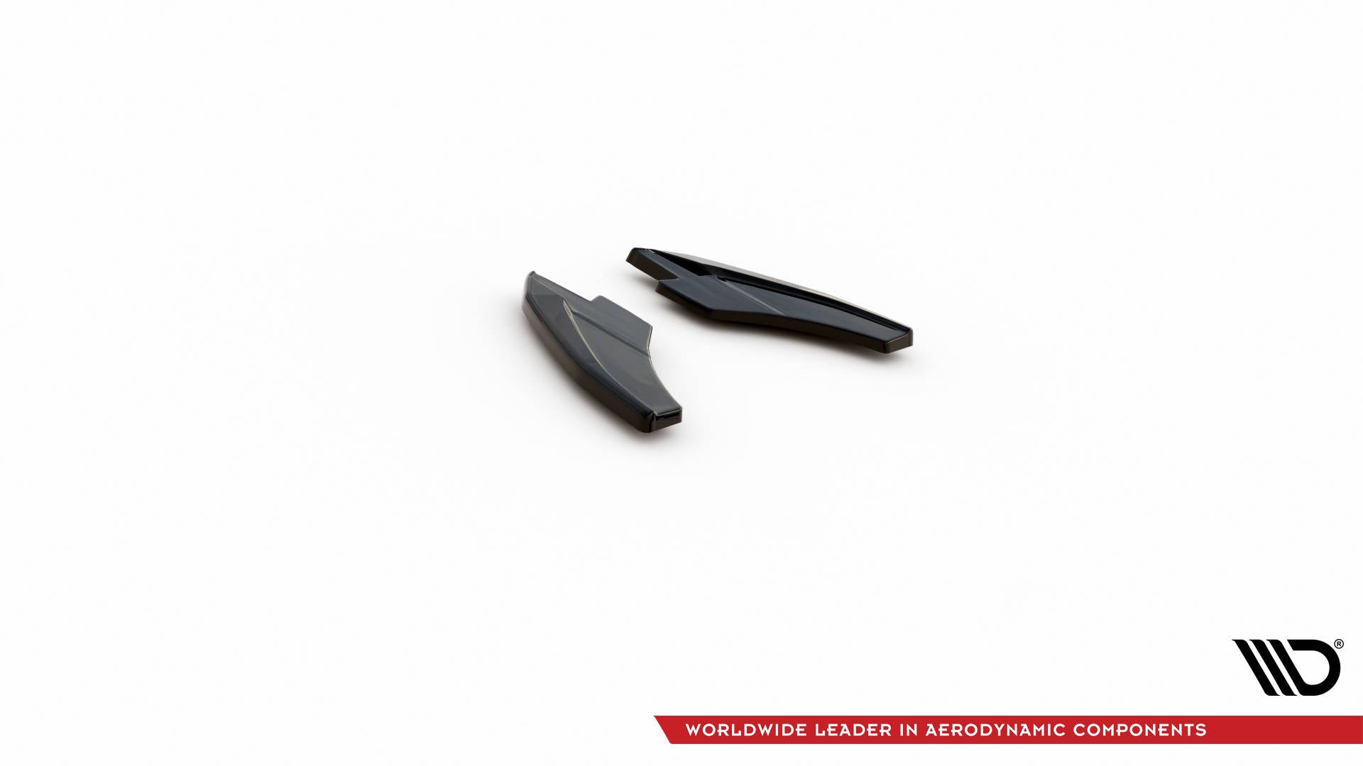 Maxton Design Heck Ansatz Flaps Diffusor V.2 passend für Audi S3 Limousine 8Y schwarz Hochglanz